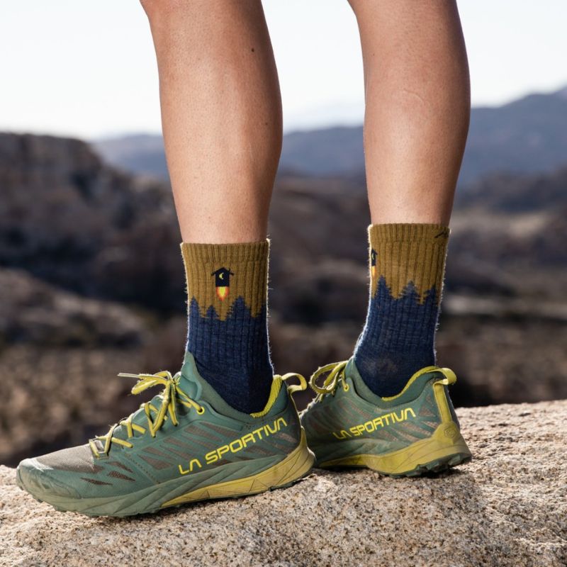 Pánské ponožky Number 2 Micro Crew Midweight with Cushion Denim