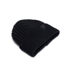 Dětská čepice z merina Mioko černá 2