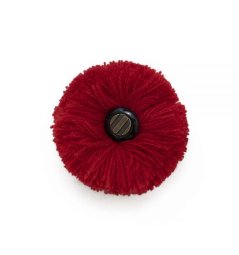 Bambule k čepicím a kloboukům červená 2