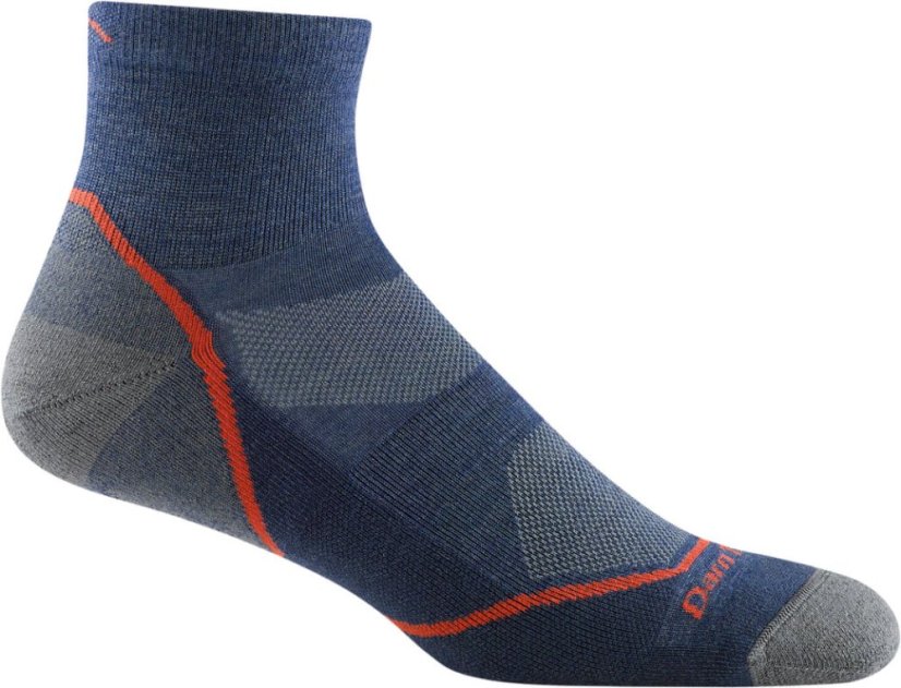Pánské ponožky Light Hiker 1/4 Lighweight with Cushion - Velikost: 43-45, varianty: modré (denim)