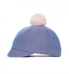 Klobouk Asmat levandulový 2 s bambulí Klobouk Asmat levandulový 2 s bambulí