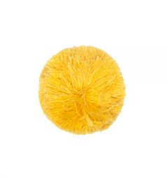 Bambule k čepicím a kloboukům žlutá