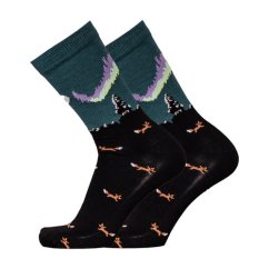 Merino ponožky polární záře