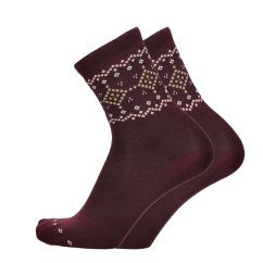 merino ponožky Kirjo vínové merino ponožky Kirjo vínové