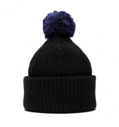 Nízká čepice z merina Bubu černá 2