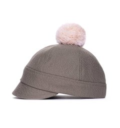 Klobouk Asmat béžový 2 s bambulí