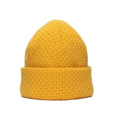 Vzorovaná čepice Sorong žlutá 1