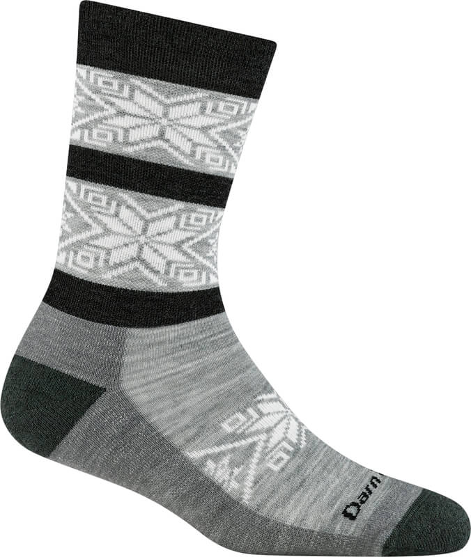 Dámské ponožky Elsa Crew Lightweight With Cushion - Velikost: 35-38, varianty: stříbrné (silver)