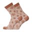 merino ponožky sněhová vločka růžové