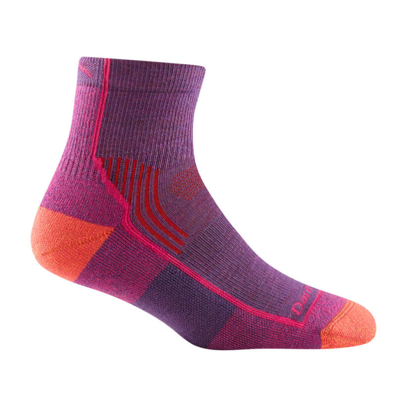 1/4 Hiker Midweight with Cushion Berry