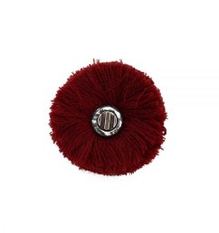 Bambule k čepicím a kloboukům vínová 2