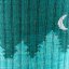 Treeline Micro Crew Midweight Aqua Detail