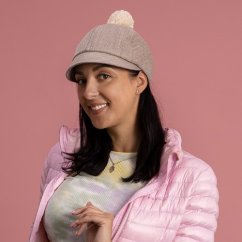 Kombai - stylový klobouk s vyměnitelnou bambulkou Kombai - stylový klobouk s vyměnitelnou bambulkou