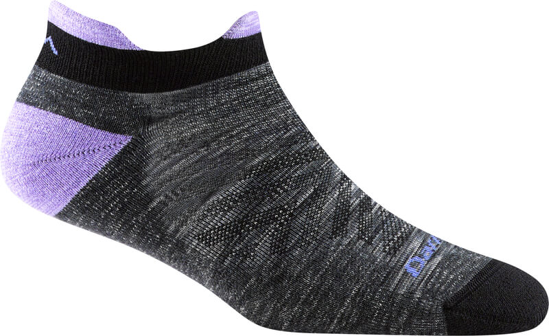 Dámské ponožky Run No Show Tab Ultra-Lightweight with Cushion - Velikost: 41-42, varianty: tmavě šedé