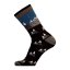 Merino ponožky Uphillsport hory - Velikost: 39-42, varianty: černé