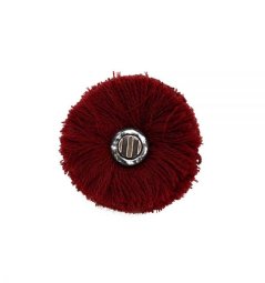 Bambule k čepicím a kloboukům vínová 2