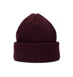 Vzorovaná čepice Sorong vínová 2