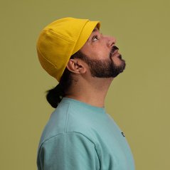 Kombai - stylový klobouk s vyměnitelnou bambulí