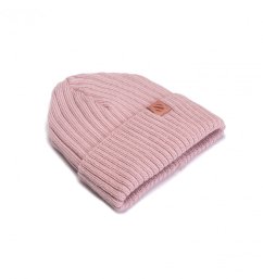Dětská čepice z merina Mioko růžová 2