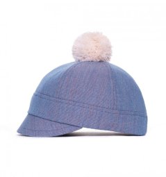 Klobouk Asmat levandulový 2 s bambulí