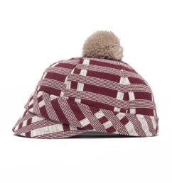 Klobouk Asmat červenobílý - Johanna Gulichsen 2 s bambulí