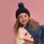 Wau kids - dětská zimní čepice se sundavací bambulí