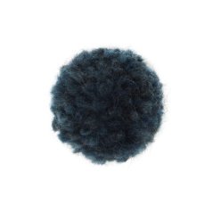 Ručně vyráběná vlněná bambule tmavě modrá k našim čepicím a kloboukům