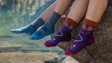 Merino ponožky Darn Tough Northwoods fialové