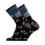 Merino ponožky Uphillsport hory - Velikost: 43-46, varianty: černé