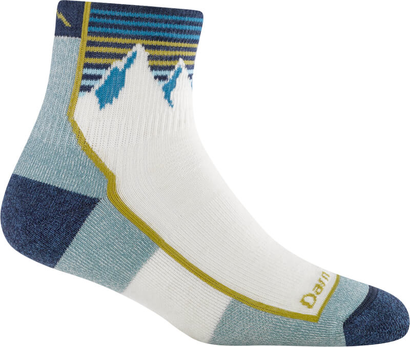1/4 Hiker Midweight with Cushion  Mountain White