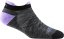 Dámské ponožky Run No Show Tab Ultra-Lightweight with Cushion - Velikost: 41-42, varianty: tmavě šedé