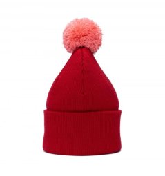 dětská merino čepice Wau červená 2