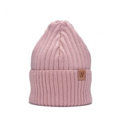 Dětská čepice z merina Mioko růžová 1
