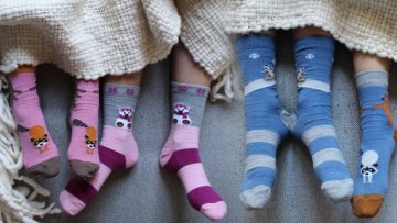 dětské merino ponožky Sukkamestarit