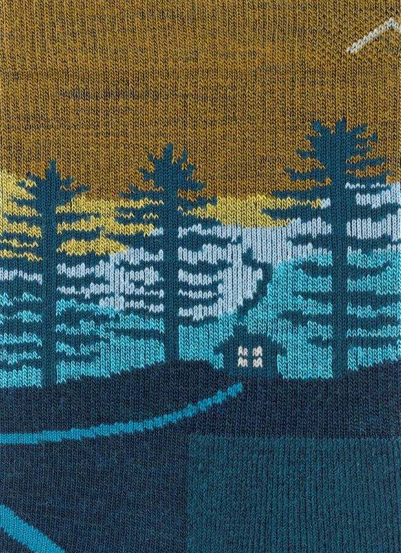 Northwoods Micro Crew Midweight Dark Teal